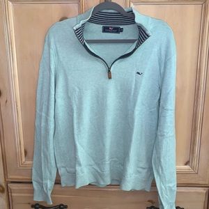 Vineyard Vines Mint Green Quarter Zip